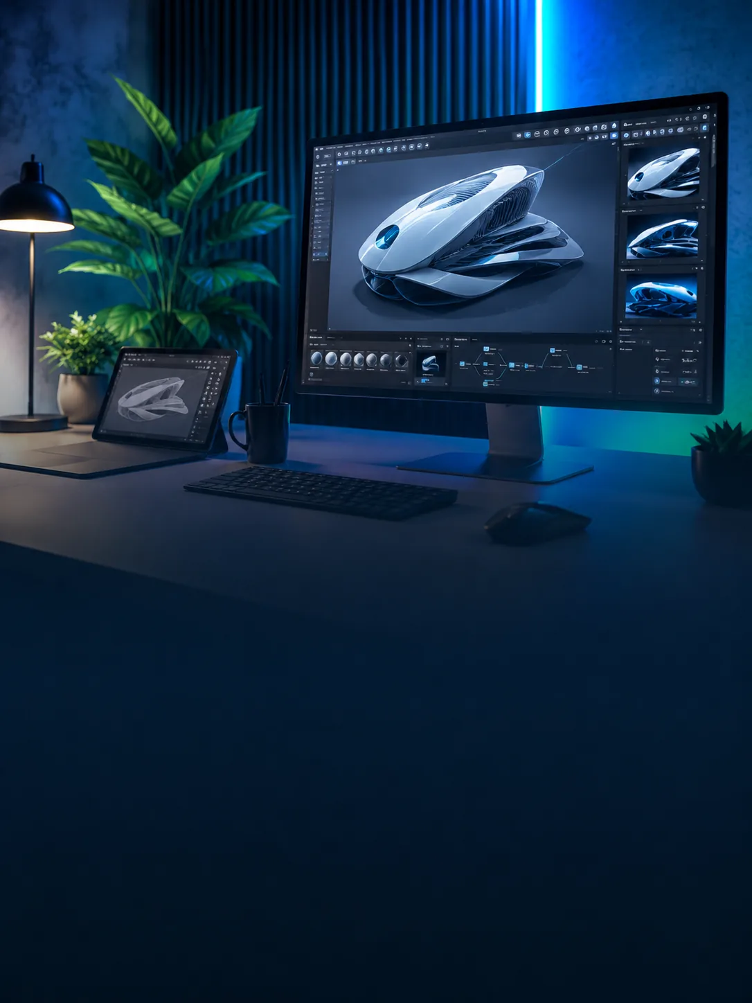 Diseño 3D y visualización digital para proyectos creativos