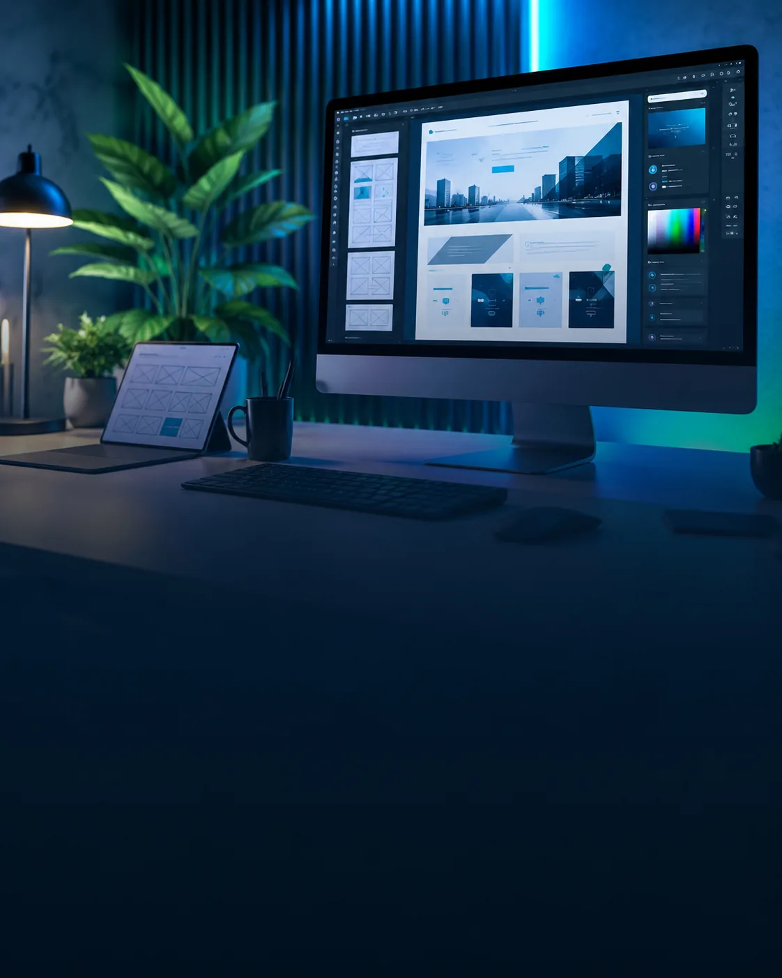 Diseño web profesional en un entorno digital moderno